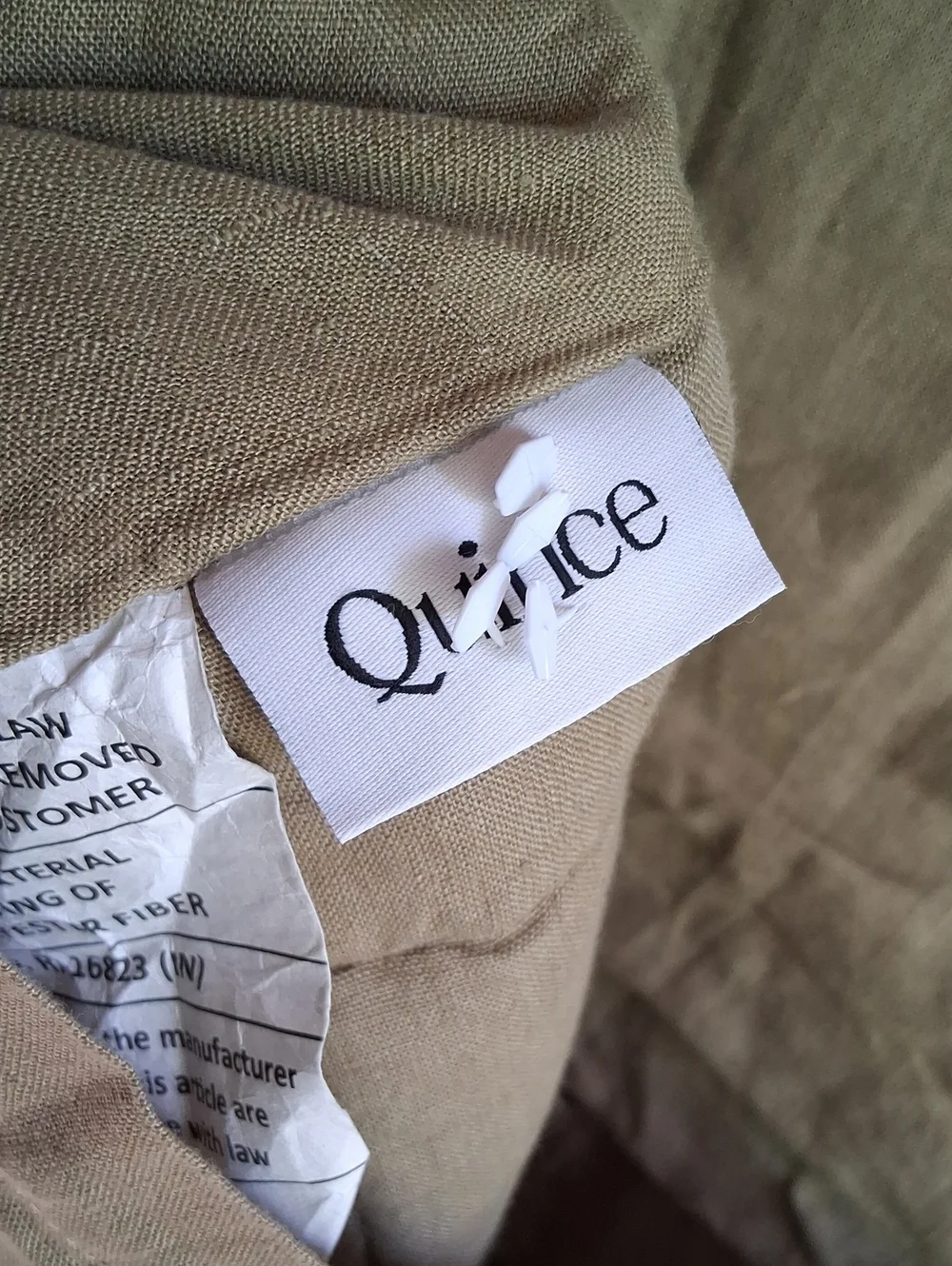 Quince quilted eurosham